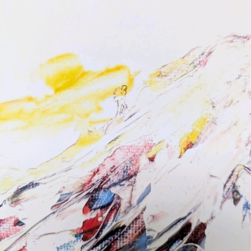 富士山『FREE SPIRIT』アート ポスター 山の絵 山 風水 勇気 絵 絵画