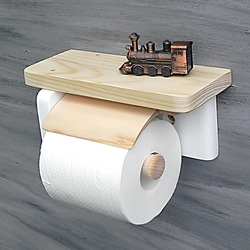 ひのき製 トイレットペーパーホルダー Ver.9L バス・トイレ・洗面用品