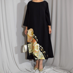 彩　着物リメイク♪ 華やか訪問着からロングワンピース❣️ 彩 着物リメイク♪ 華やか訪問着からロングワンピース❣️