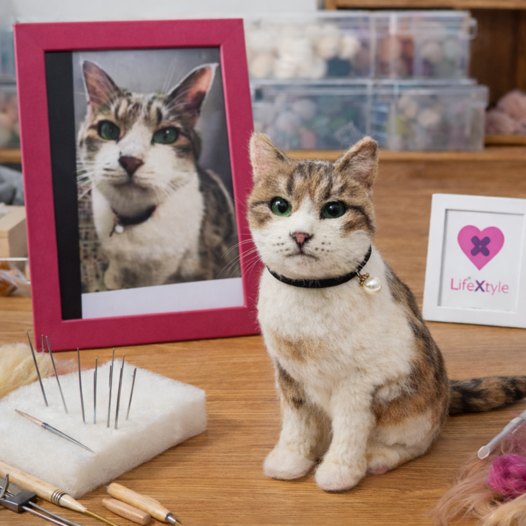 羊毛フェルト そっくり ペット オーダーメイド｜写真から作る ペットリアル ぬいぐるみ｜愛猫 ロス メモリアル レプリカ