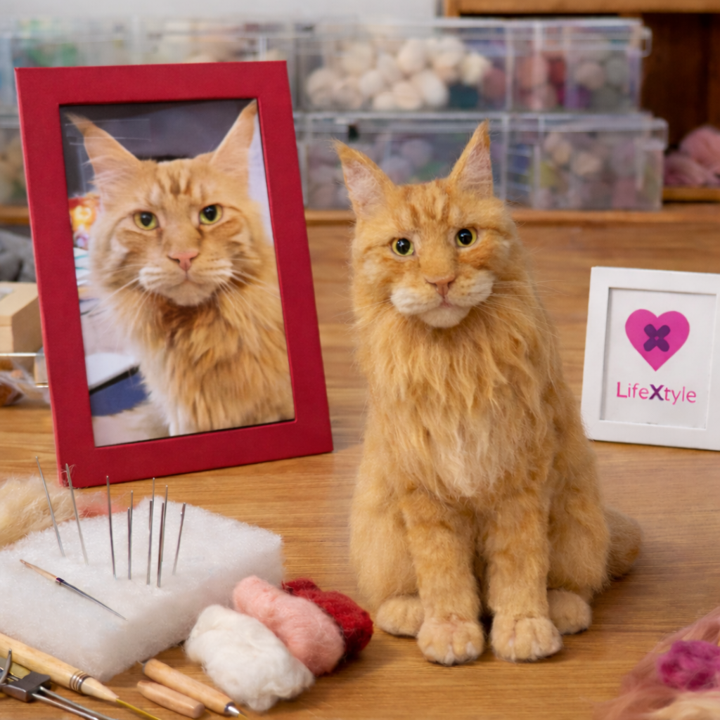 羊毛フェルト そっくり ペット オーダーメイド｜写真から作る ペットリアルぬいぐるみ｜愛猫 うちの子 ロス プレゼント