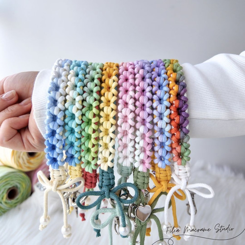 色選べる」お花スマホストラップ ハンドストラップ スマホストラップ