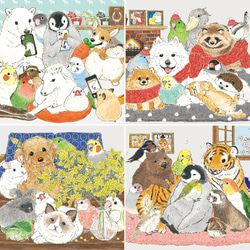 2026年 卓上カレンダー HAPPY ANIMAL YEAR!! 4枚目の画像