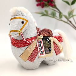 木目込人形 鬼 福招き黒銀鬼くん その他人形 Saiga 通販 11143631