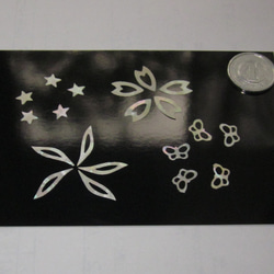 螺鈿（らでん）、青貝 型抜き 花B その他素材 radenn 通販 12790809