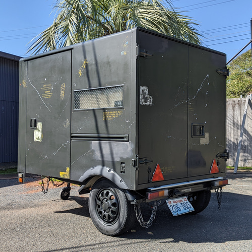 ミリタリー仕様 牽引トレーラー アメリカンガレージ コンテナボックス カーゴ ミリタリー 牽引トレーラー アメリカンガレージ コンテナボックス