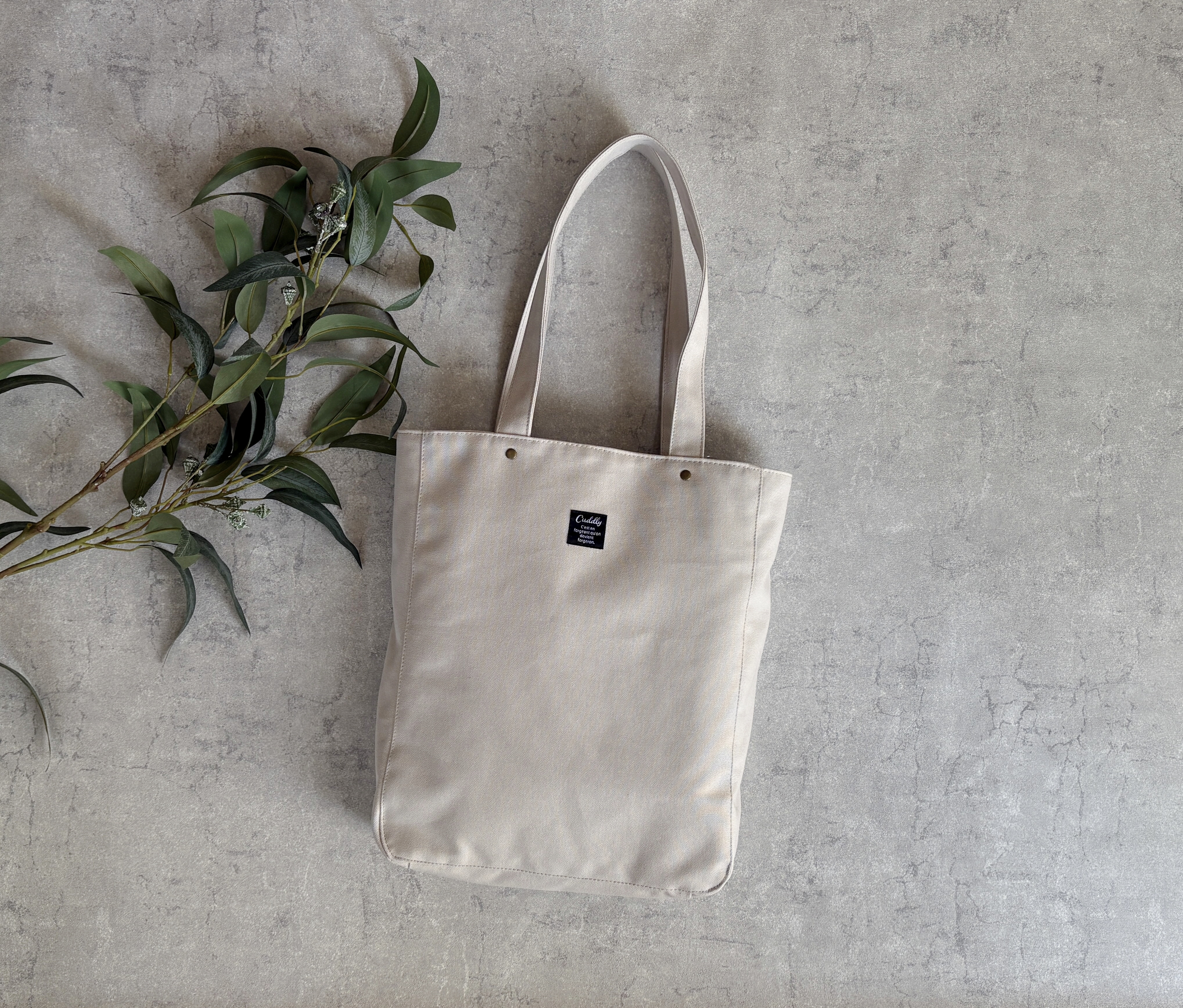 【万能タイプのトートバッグ】A4サイズOK！キャンバス生地のショルダーバッグ