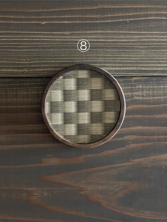 ゆっけまこと様専用　　畳のコースター　PREMIUM　　8.11 5枚目の画像