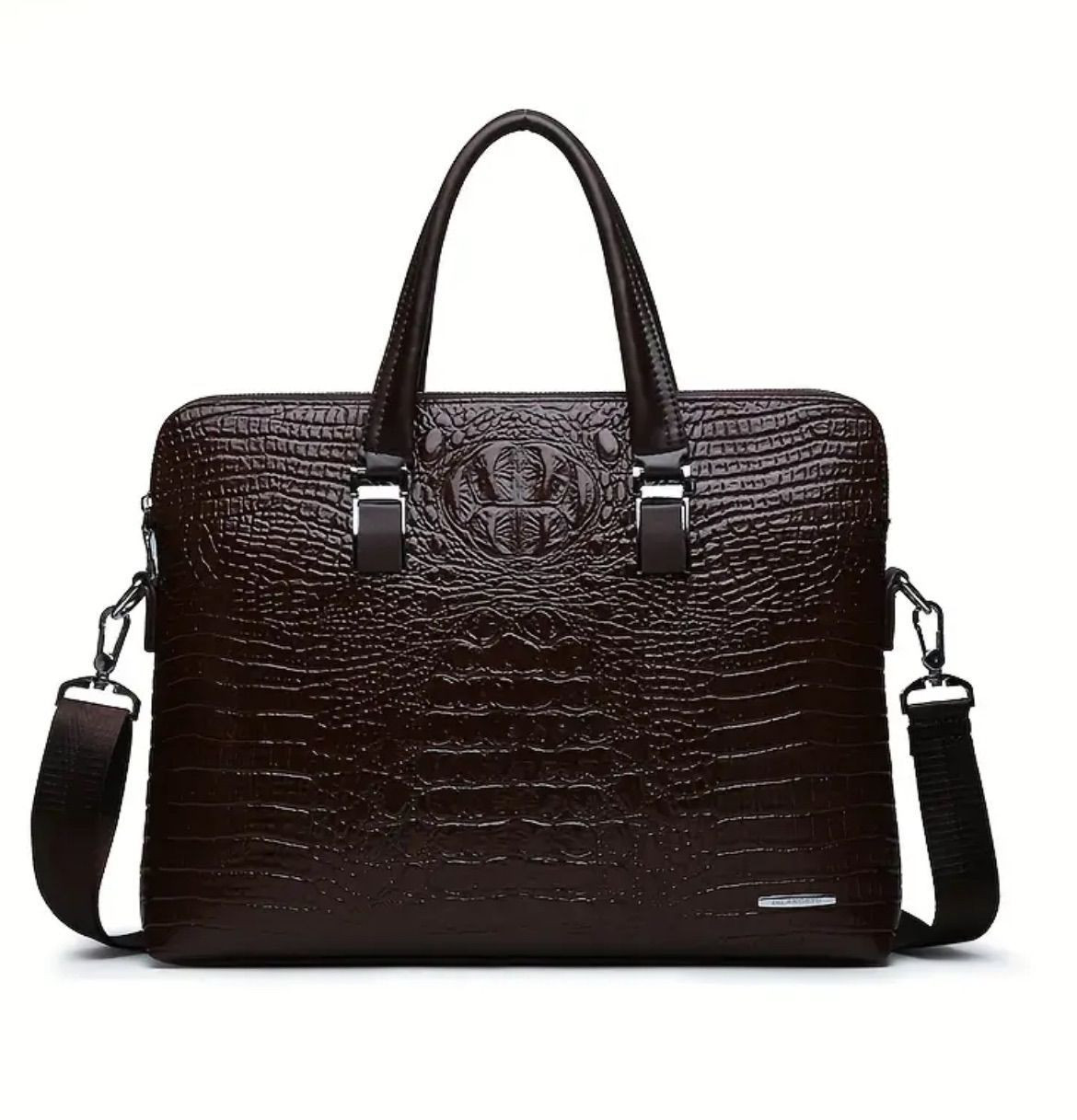 バッグ ショルダーバッグ ビジネスバッグ メンズ カバン クロコダイル風 ビジネス PU 軽い おしゃれ メンズ