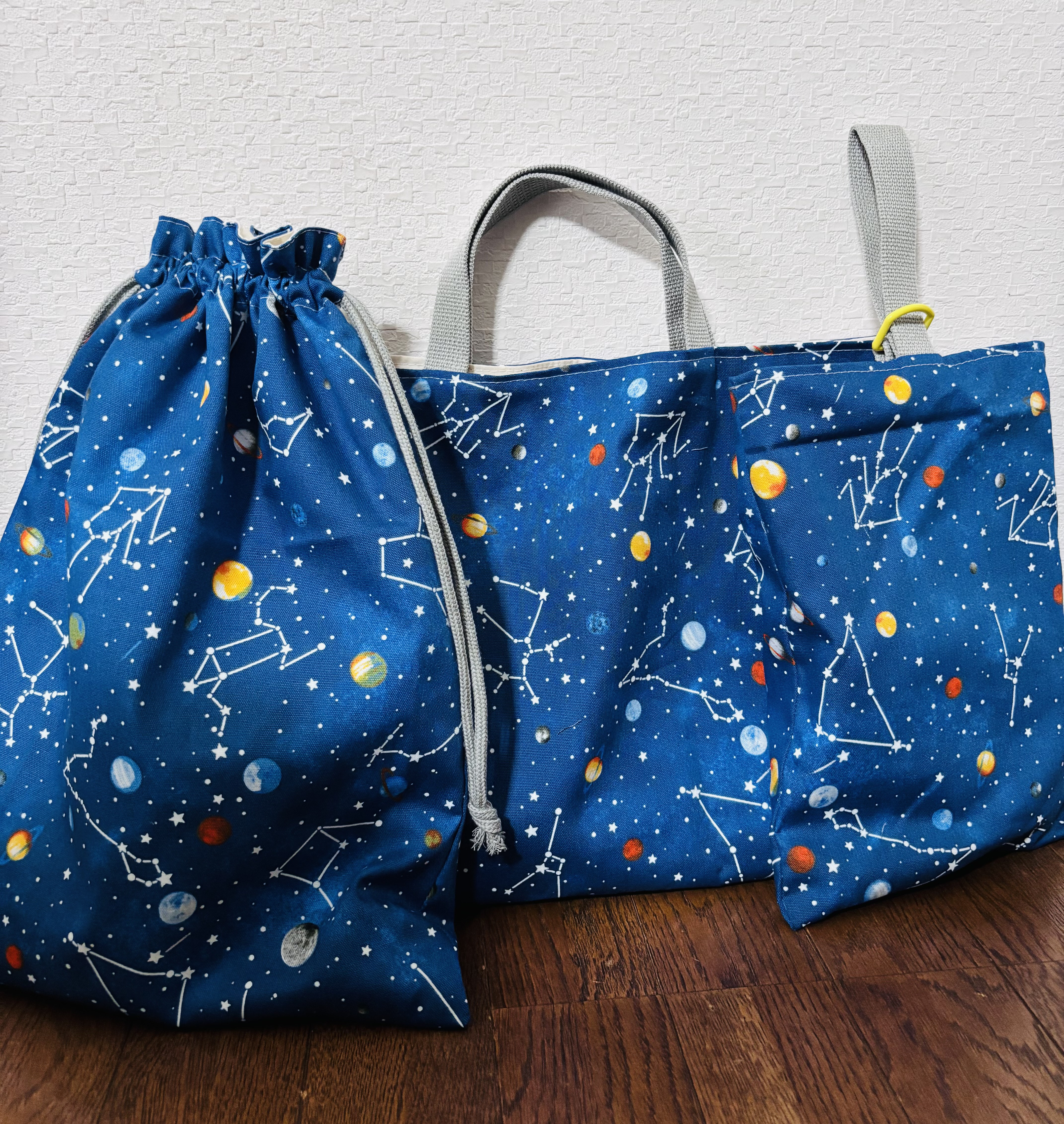 【入園入学】レッスンバッグ、お着替え袋、シューズ袋セット