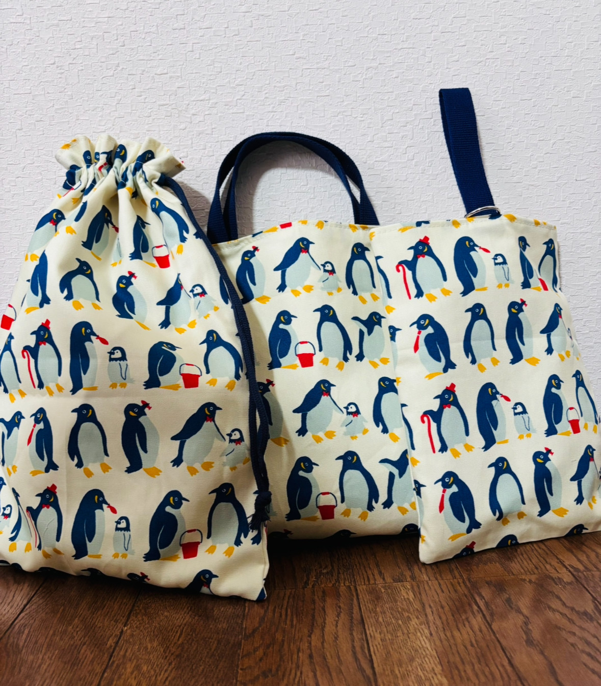 【入園入学】レッスンバッグ、お着替え袋、シューズ袋セット