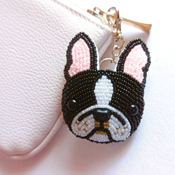希少アンテプリマ ボストンテリアモチーフビーズバッグチャーム 希少アンテプリマ ボストンテリアモチーフビーズバッグチャーム 希少