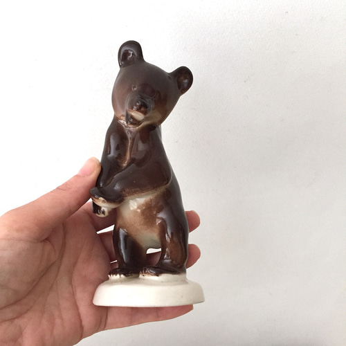 ロシア 旧ソ連 ロモノーソフ（Lomonosov）ヴィンテージクマ ギフト