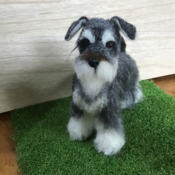 オーダー品（チワワ）お座りポーズ 羊毛フェルト コーギー大好きママ