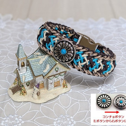 パラコード首輪 大型犬用バックルタイプ (内径40cm) サイズを小さく