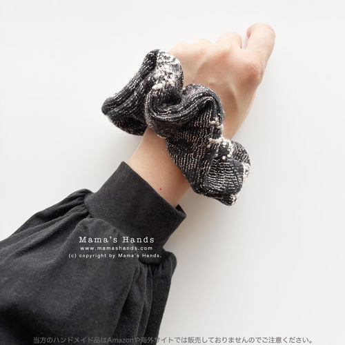 上品な花模様 織り》おしゃれな チャコールグレー ナチュラル ラメ