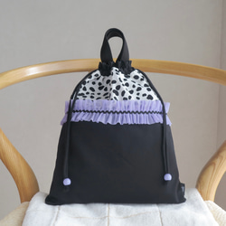 青子 レッスンバッグ ダルメシアン ハンドメイド 青子 レッスンバッグ ダルメシアン ハンドメイド ダルメシアン