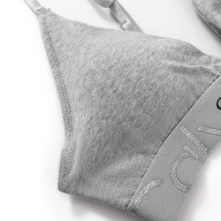 Calvin Klein カルバンクライン　ブラ&ショーツ / 上下セット 灰色　Lサイズ 4枚目の画像