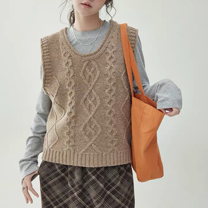 ＜受注製作＞春秋   冬     ベスト    ニット