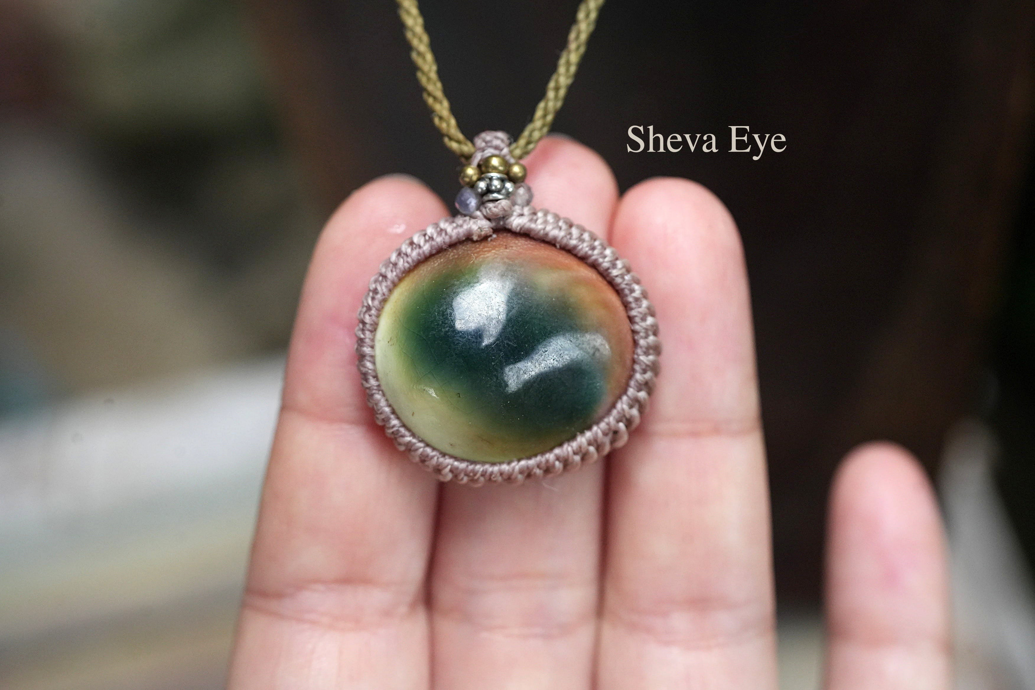 海からの贈り物 シヴァアイ マクラネックレス2136