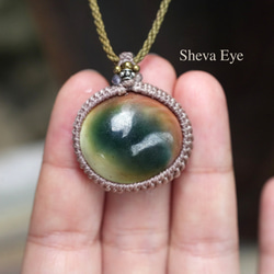 グリーンの宝石☆ペリドット マクラメネックレス1894 ネックレス