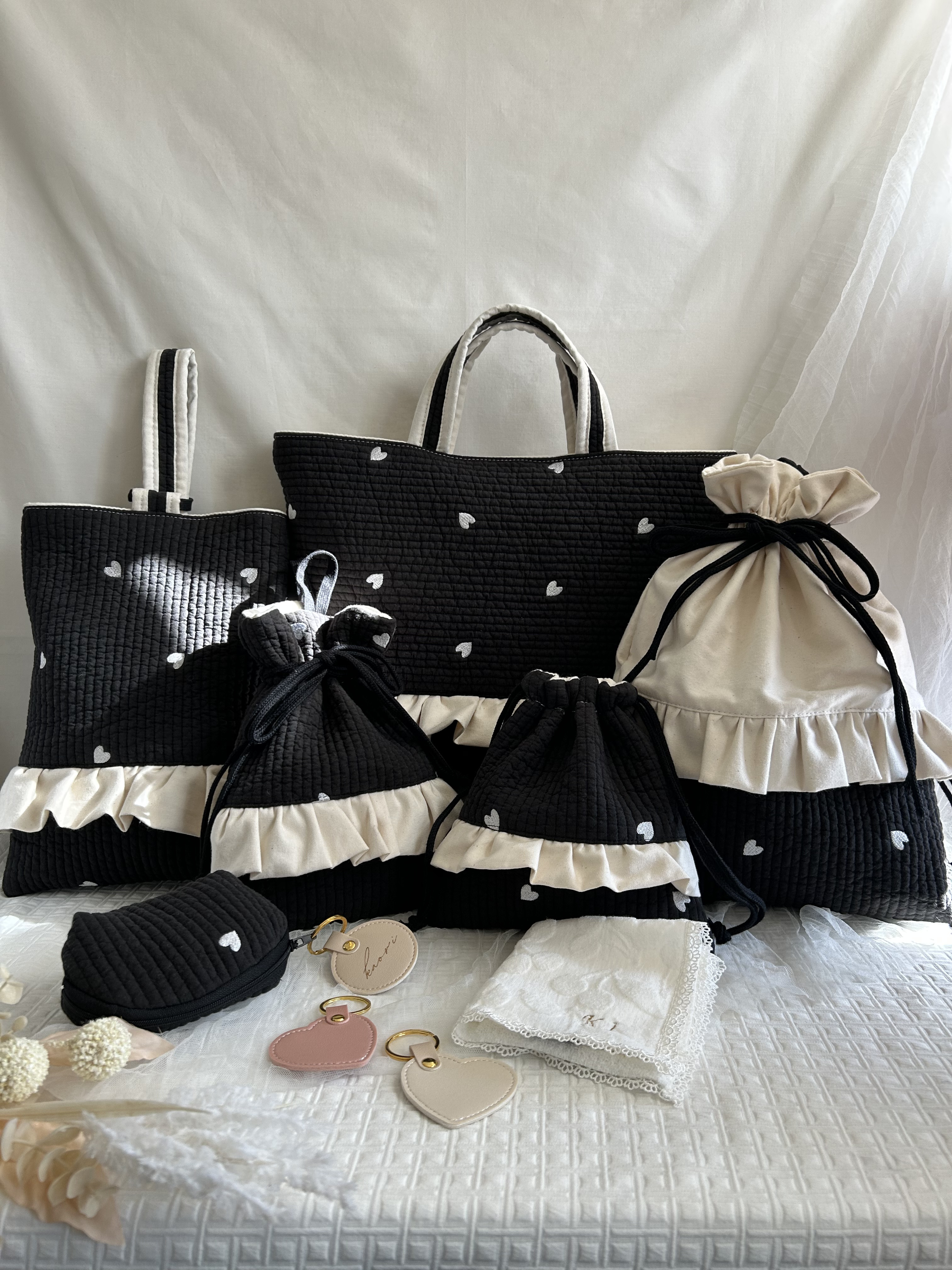 m様　　　　【オーダーメイド✂︎】【単品購入も可】【お名前刺繍】【4点セット】