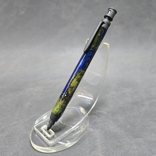 緑青腐菌 スタビライズウッドレジン 製図用シャープペンシル【送料