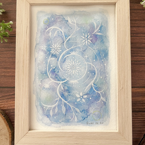 アクリル画 花のモチーフ How to draw a cosmos flower field with acrylic paint / Landscape