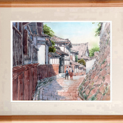 水彩画原画　フィレンツェの街 水彩画原画 フィレンツェの街 ＃587 | syoumei ｜インテリア絵画