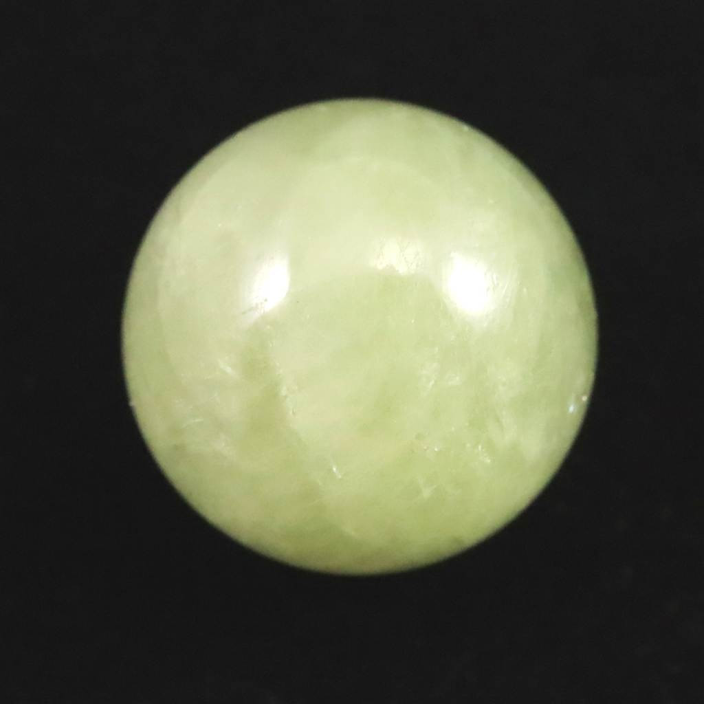 グリーンクンツァイト ヒデナイト 18.5mmスフィア 丸玉 10.8g #47722