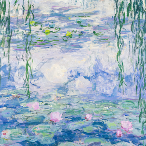 アートポスター アンティーク クロード・モネ 睡蓮 印象派 名画 水辺