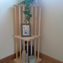 天然木 赤松集成材 オープンシェルフ 飾り棚 収納ラック 本棚 下駄箱