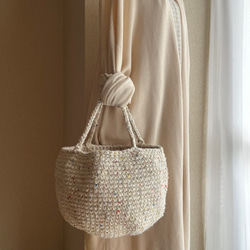 受注制作＊麻ひもバッグ＊マルシェバッグ＊カゴバック＊麻紐バッグ