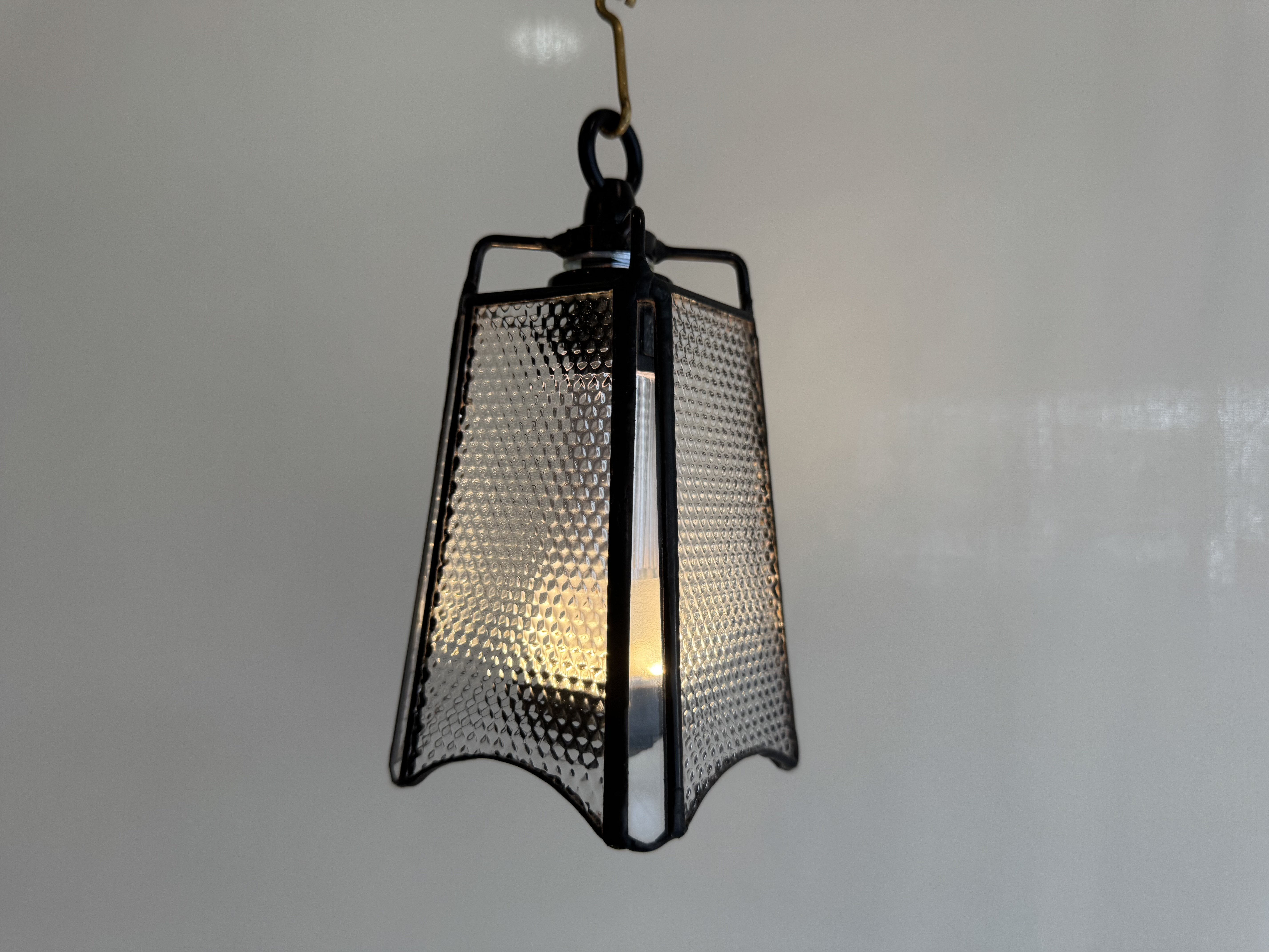 camp light mesh ステンドグラス　キャンプUSB充電ライト付　台別