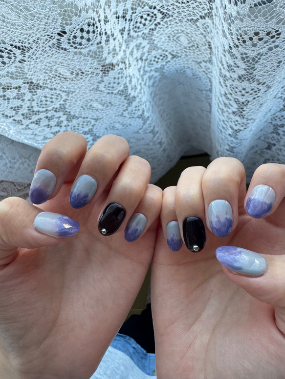 アニメキャライメージカラー／ニュアンスネイルʕ•̫͡•ʕ•̫͡•ʔ 4枚目の画像