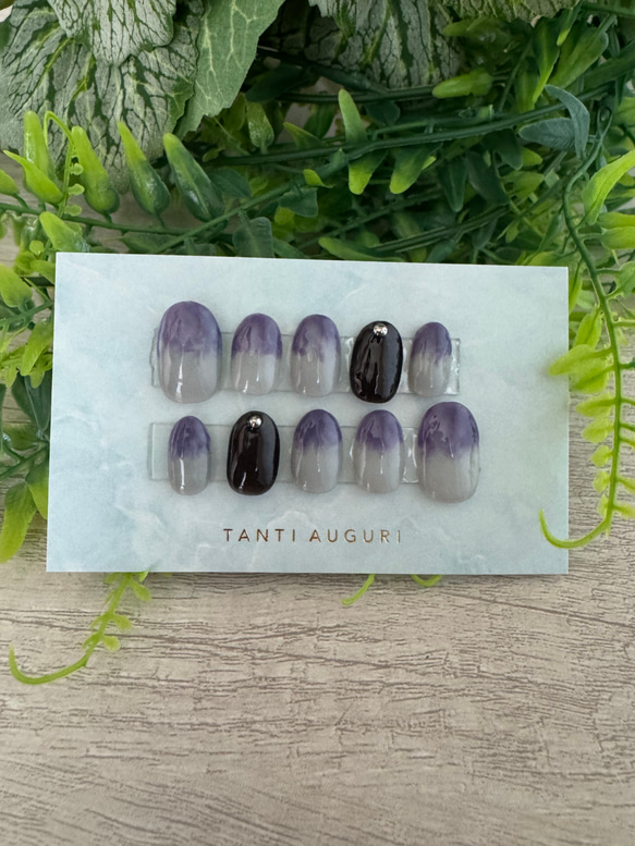 アニメキャライメージカラー／ニュアンスネイルʕ•̫͡•ʕ•̫͡•ʔ 1枚目の画像