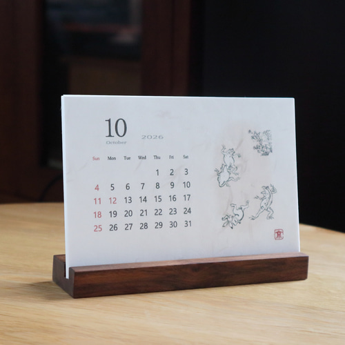 ヴィンテージ カレンダー付き万年筆立て ヴィンテージ カレンダー付き万年筆立て