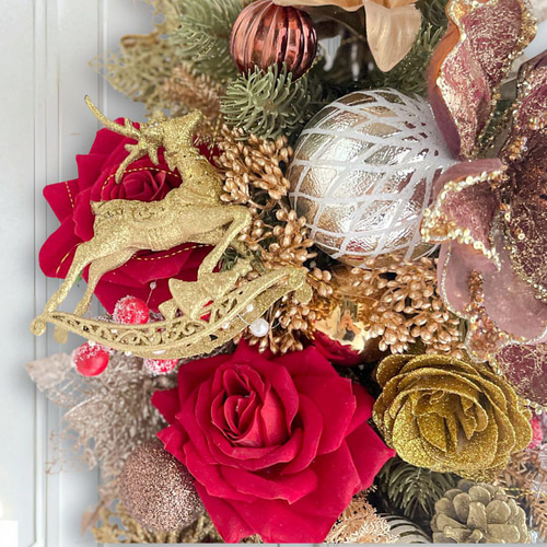 ラグジュアリークリスマススワッグ／冬の華やぐ大人のクリスマスリース ツリー ラグジュアリークリスマススワッグ／冬の華やぐ大人のクリスマスリース