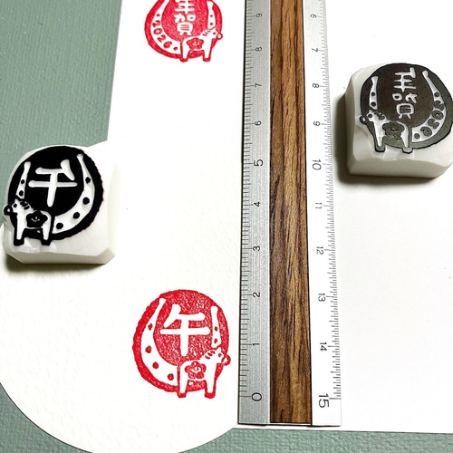 2026年［午年］私製はがきの年賀状やペーパーアイテムに＊文字が選べる