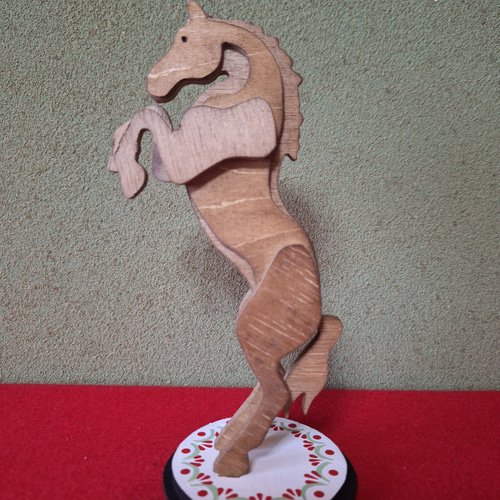 令和8年干支「午」 美しい馬 [糸ノコアート] その他インテリア雑貨