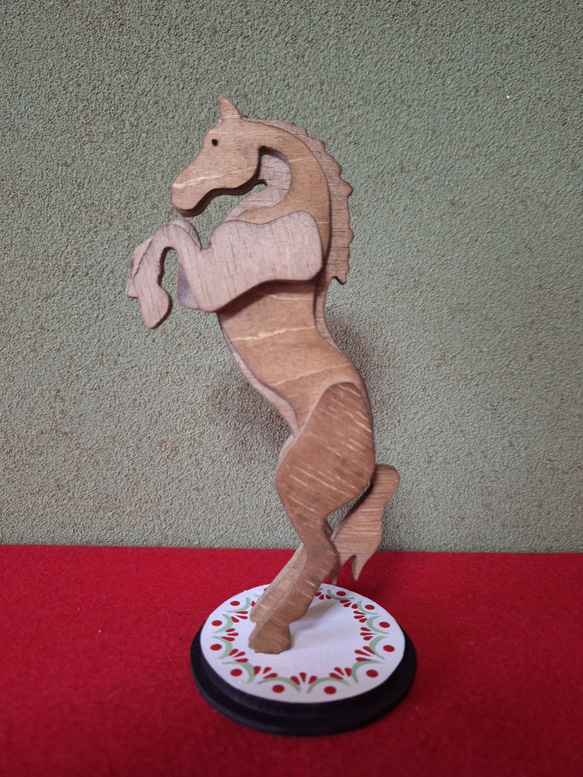 令和8年干支「午」 美しい馬 [糸ノコアート] その他インテリア雑貨