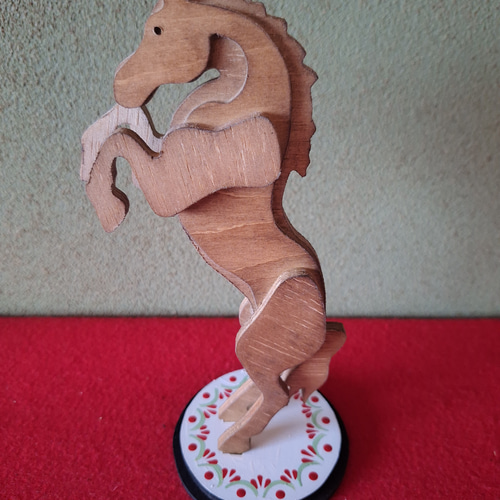 令和8年干支「午」 美しい馬 [糸ノコアート] その他インテリア雑貨