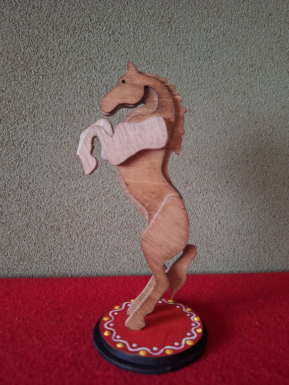 令和8年干支「午」 美しい馬 [糸ノコアート] その他インテリア雑貨