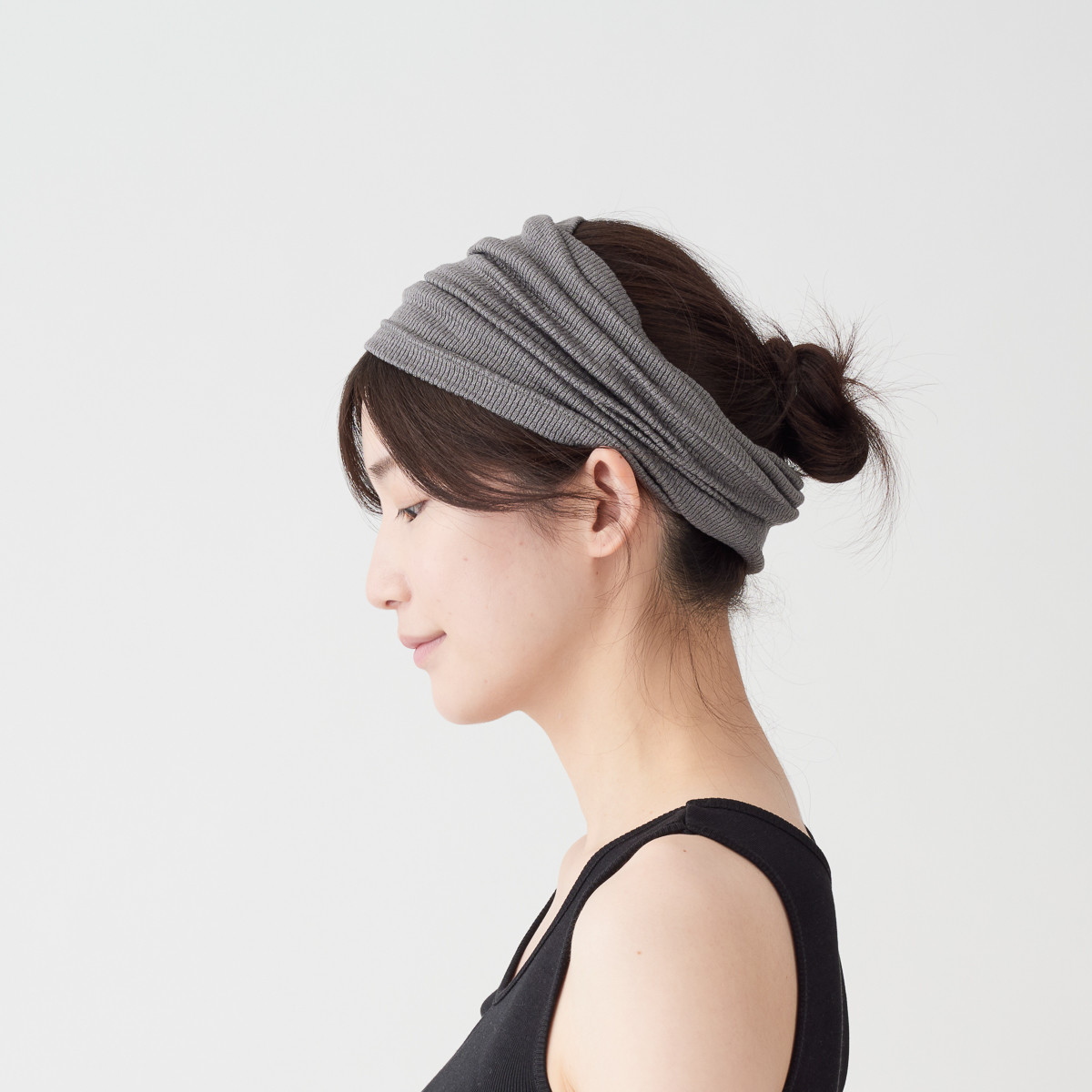 奈良のやさしい丸編み職人が編みあげたシルクのマルチチューブショート。腹巻きやピローケース、ネックウォーマーLP-176S