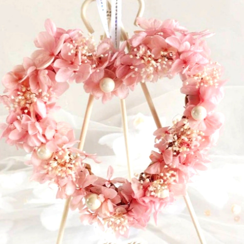 ウェルカムスペース 小物セット 結婚式 プリザーブドフラワーのピンク