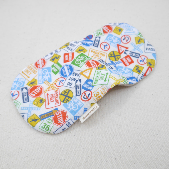 ふわもこハンカチ｜道路標識-Road Signs-｜S・10×20cm｜ガーゼハンカチ｜入園入学｜プチギフト 5枚目の画像