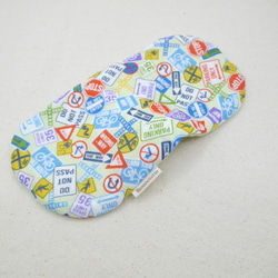 ふわもこハンカチ｜道路標識-Road Signs-｜S・10×20cm｜ガーゼハンカチ｜入園入学｜プチギフト 6枚目の画像