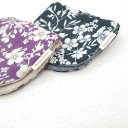 ふわもこハンカチ｜クラシックフラワー-Classic Flower-｜S・10×20cm｜ガーゼハンカチ｜花柄 4枚目の画像