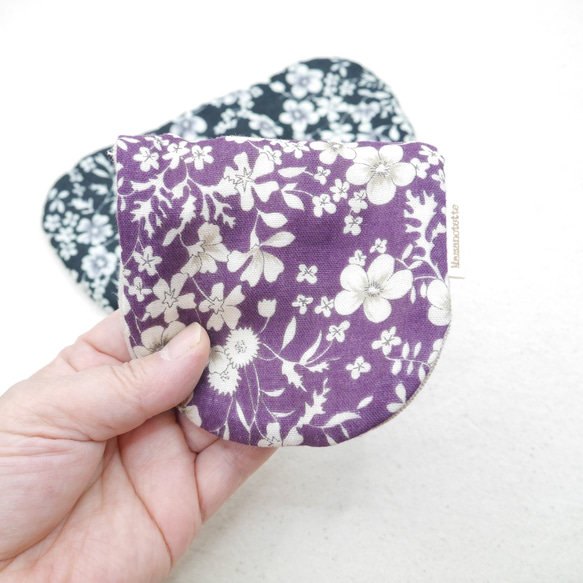 ふわもこハンカチ｜クラシックフラワー-Classic Flower-｜S・10×20cm｜ガーゼハンカチ｜花柄 2枚目の画像