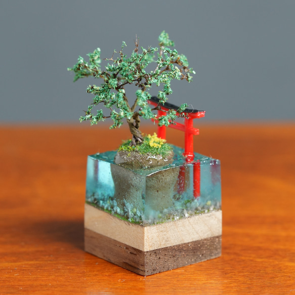 テラリウムブロック 沈んだ鳥居 夏 2枚目の画像